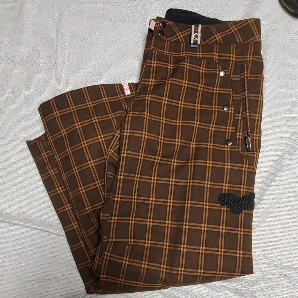 Bonfire Plaid Woman Snowboard Pant Arena large